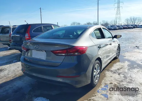 2018 Hyundai Elantra Se from USA, damaged, VIN 5NPD74LF4JH252519